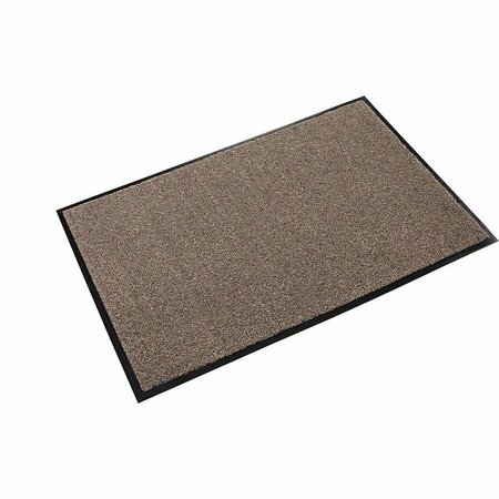 CROWN MATTING TECHNOLOGIES Rely-On Olefin 4'x8' Pebble Brown Wiper Mat GS 0048PB